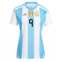 Zenski Nogometni Dres Argentina Julian Alvarez #9 Domaci Copa America 2024 Kratak Rukav